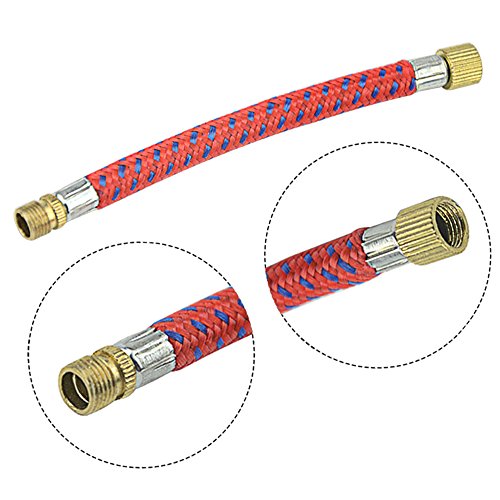 WGCD 15 PCS Air Sports Ball Pump Inflator Needle Adapter Hose Set for Soccer Basketball Football Inflating Accessories Use