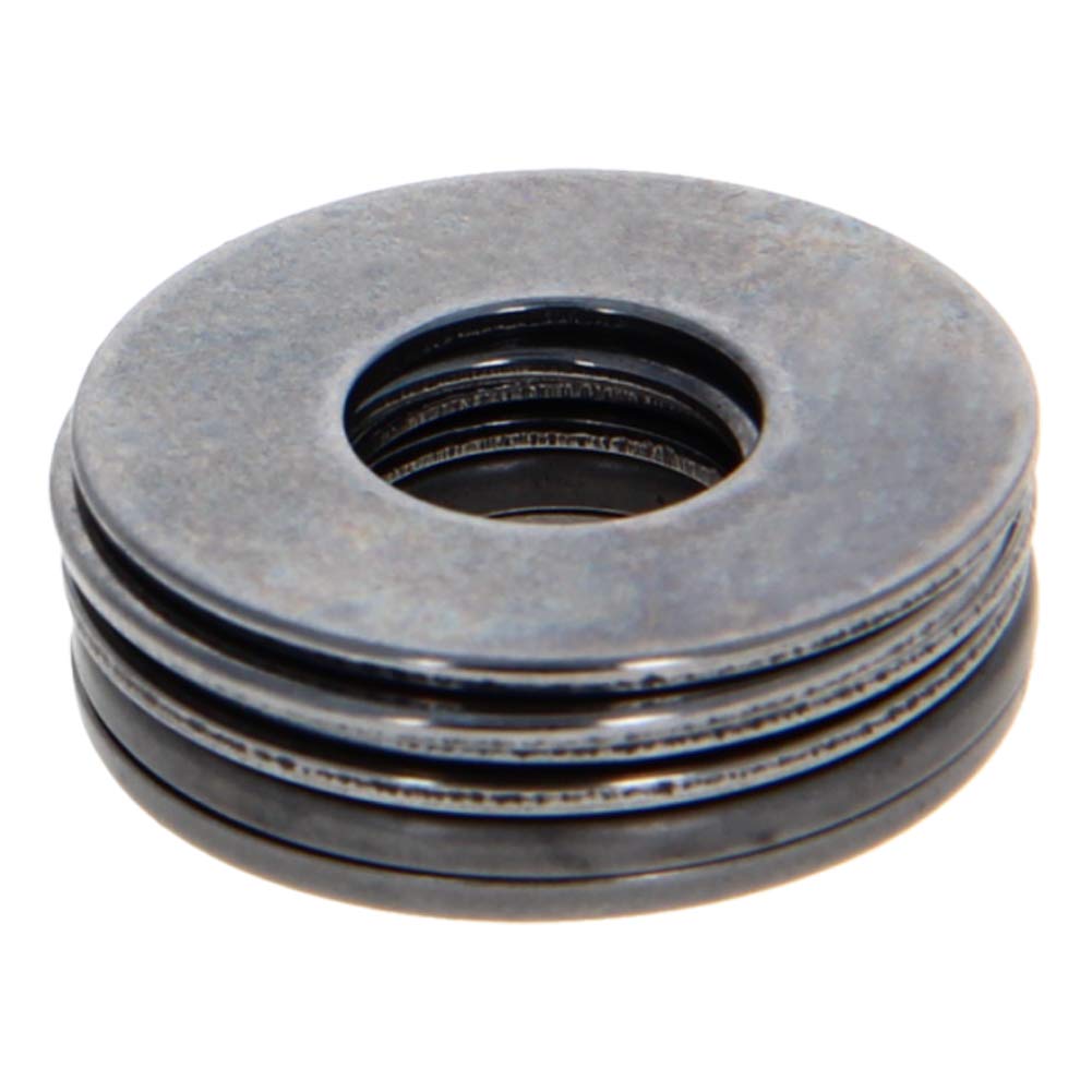 Othmro AXK1024+2AS Needle Roller Thrust Bearings with 2 Washers, 10mm Inner Diameter, 24mm OD, 4mm of Thickness, GCr15 Hardness 2 Pcs