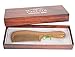 All Natural Hair Comb [Gift Box] - pureGLO No Static Detangling Wooden Combs - Handmade Natural Fine Tooth Comb