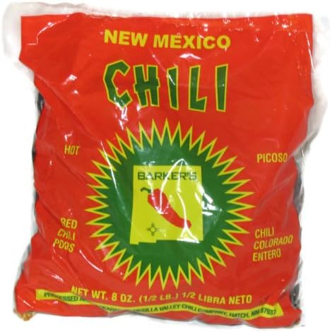 Premium Red Chili Pods From Hatch, New Mexico (3 Pack-1.5 Lbs Total)