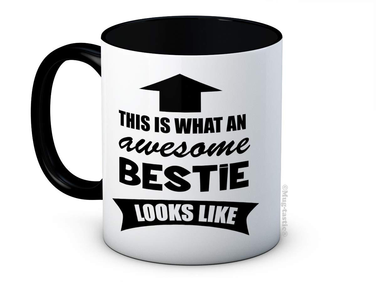 This is What an Awesome Bestie Looks Like - Ceramic Coffee Mug - Birthday or Christmas Gift