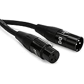 Hosa HMIC-010 Pro Microphone Cable, REAN XLR3F to XLR3M, 10 Feet