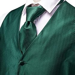 Hi-Tie Mens Suit Vest Bowtie Set Ties for Men V