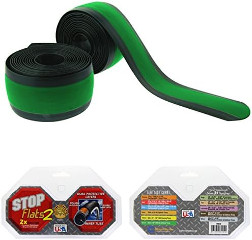 StopFlats V2 20" X 2.125" Green Bicycle Tire Liners