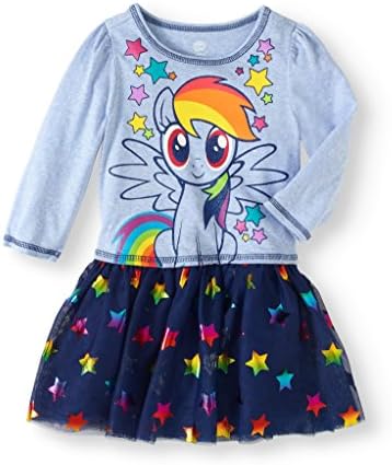 Toddler Girls My Little Pony I am Star Dress with Tutu Skirt