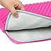 Laptop Sleeve, EveCase 15~15.6 inch Diamond Foam Splash & Shock Resistant Neoprene Universal Sleeve Zipper Case Bag for Chromebook Ultrabook Laptop Notebook Computer - Hot Pink