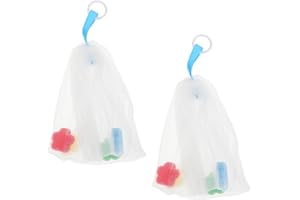 Healeved 4pcs Face Cleansing Foaming Soap in Small Bag Reusable Soap Pouch for Home Use