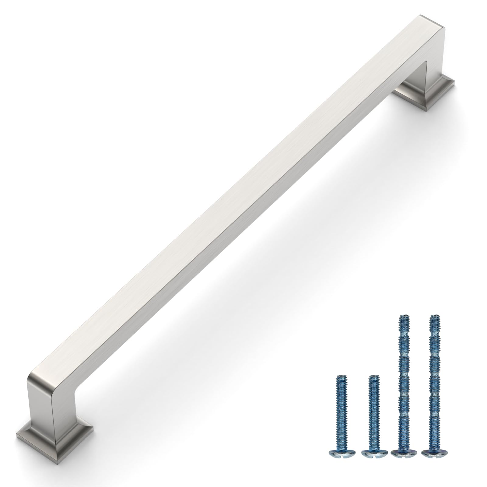 Photo 1 of Coinkoly 10 Pack 7.5"(192mm) Brushed Satin Nickel Cabinet Pulls Kitchen Cabinet Handles Drawer Pulls Cupboard Hardware for Cabinets CK0078