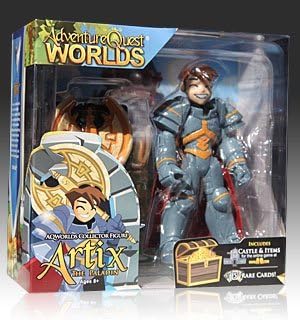 Adventure Quest Worlds Deluxe Action Figure Artix the Paladin by AQWorlds