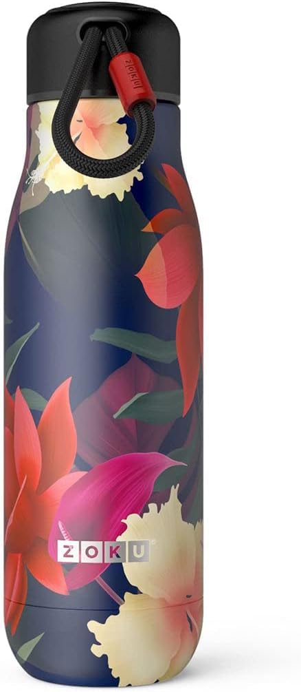 Zoku 18oz/500ml Paradise Vacuum Insulated SS Bottle, ZK142