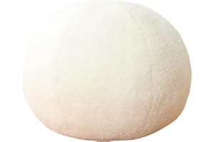 conrtems Nordic Style. Flower-Shaped and Ball Throw Pillows. Sofa Cushions. Plush Throw Pillow.(Ball 33cm (12.99inch), White Ball)