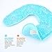 Ice Pack for Neck Shoulder with Soft Plush Backing, Cooling Neck Wrap with Reusable Gel Beads, Hot/Cold Pack Therapy for Neck Pain Relief,Sore Shoulder and Stiff Muscles [Blue]