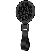 Magnetic Phone Ring Holder for Hand and Desk,BONERUY Silicone Suction Cup Phone Kickstand with Strap, Magnet iPhone Mount Hands-Free Mirror Shower Stand for iPhone 16/15/14/13/12/Pro Max/Pro/Plus/Mini