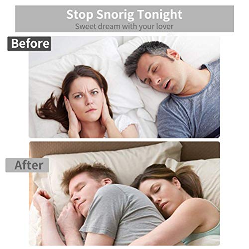 Anti-snoring Device - Comfortable and Flexible Anti-snoring Plug - Easy Breathing, Reusable snoring Plug, Different Sizes, Unisex Anti-snoring Device, 8PCS - Thumbnail 4