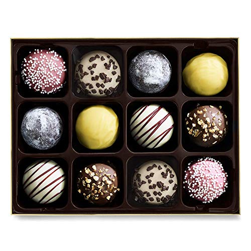 Godiva Chocolatier Birthday Truffles Assorted Chocolate Gift Box, 12 pc