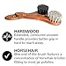 FootFitter Horsehair Shoe Shine Brush and Suede Cleaning Set, Complete Brush Kit for Restoring & Polishing Footwear