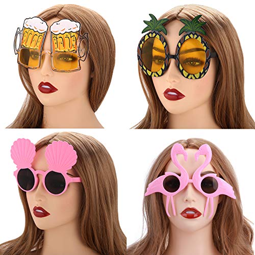 Funny Glasses Novelty Party Sunglasses, 12Pack Funny Sunglasses