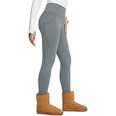 baleaf Women's Thick Fleece Lined Leggings Winter Snow Pants Warm Thermal High Waisted Ski Legging