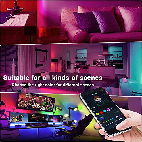 SHOPLED 16.4ft Smart WiFi LED Strip Lights with Alexa Tuya Smart, APP