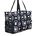 Pursetti Utility Tote with Pockets & Compartments-Perfect Nurse Tote Bag, Teacher Bag, Work Bags for Women & Craft Tote (Cool Mandala)