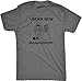 Mens Under New Management Funny Wedding Bachelor Party Novelty Tee for Guys (Dark Heather Grey) - L
