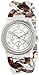 Akribos XXIV Women's AK562GY Quartz Multi-Function Crystal Accented Resin Chain Watch