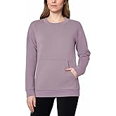 Mondetta Ladies' Knit Fleece Crewneck Sweatshirt