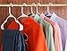Utopia Home 20-Pack White Plastic Hangers for Clothes - Space Saving Notched Hangers - Durable and Slim - Shoulder Grooves
