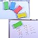 Whiteboard Eraser Small Magnetic Whiteboard Dry Erasers,2 3/4 x 1 9/16 Inches,Random Color by SuoSuo (24Pcs)