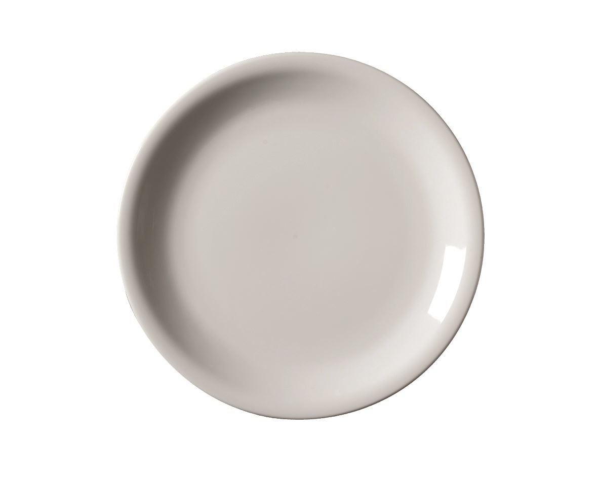 Genware NEV-160324 Royal Narrow Rim Plate, 24 cm (Pack of 6)
