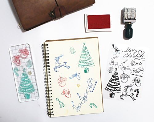 DIY Scrapbooking Card Making Ink Rubber Clear Stamp Set Sheet For Decoration Christmas Deer 2018
