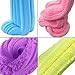 Meland Cloud Slime 10.5 OZ Snow Fluffy Cloud Slime Cotton Slime for Kids and Adults - 4 Colors (Blue, Purple, Yellow, Pink)