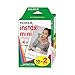 Fujifilm Instax Mini 9 Instant Camera (Smokey White) with 2 x Instant Twin Film Pack (40 Exposures)