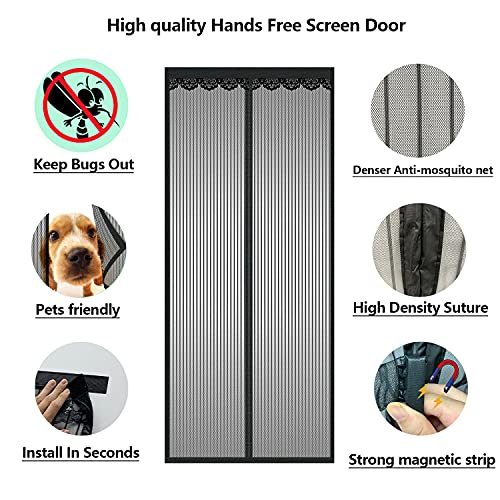 Screen Door, Elctman Sliding Screen Door Reinforced Fiberglass
