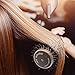 FIXBODY Hair Brush, Round Brush for Blow Drying, Curling, Styling, Nano Thermal Ceramic & Ionic Tech, Boar Bristle, Volume & Shine, Brown (3 Inch, 1.7 Inch Barrel)