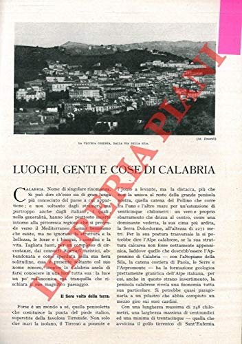 Luoghi Genti E Cose Di Calabria Tegani Ulderico Amazon Com Books