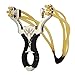 HOMEE Stainless Steel Outdoor Hunting Slingshots Triple Strength Wolf Professional Sports