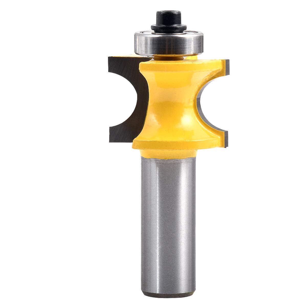 KATUR Bullnose and Bead Router Bit, Column Face and Chair Rail Molding Router Bit, Woodworking Milling Tools with 1/2 Inch Shank (1/2" Shank 1.13" Width)