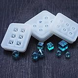 RoseSummer Silicone DIY Bead Mold Round Square Shape Jewellery Making Mould