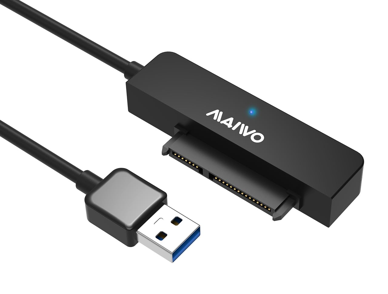 Photo 1 of MAIWO SATA to USB Cable, 2.5 inch SATA SSD/HDD to USB 3.0 Adapter, External Hard Drive Converter Reader for 2.5 inch SATA I/II/III SSD/HDD, 8TB Capacity (Black)