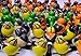 AzKrafts Lot 5 Pcs Handmade Painted Wooden Birds Vintage Indian Craft Toys Gift
