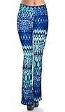 BONAS Women's Bellbottoms Sports Pants Fitness Yoga Dancing Tights