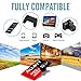 ALLBYT Micro SD Card 32GB Class 10 Micro SD Card with Adapter, TF Memory Card Compatible Smartphone, Tablets, DSLR and HD Camcorder (Black/Red)