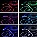 Raysell 2mm 10ft/3meter Length Car Home LED Lighting Decoration PMMA Side Glow Fiber Optic Cable DIY
