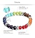 Jstyle 8mm Mens Womens Beaded Bracelets Stone Lava Rock Buddha Healing Energy Bracelet