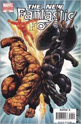 Fantastic Four 544 2nd Print Variant Black Panther Storm Appearance Mcduffie Amazon Com Books