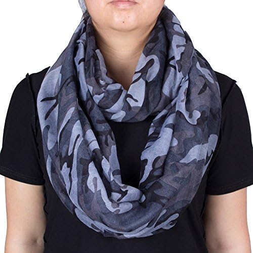 Camouflage Print Fashion Women Infinity Scarf