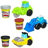 Play-Doh Tool Crew Set of 3 - Chip The Cutter, Rolland The Steamroller & Sam The Scooper