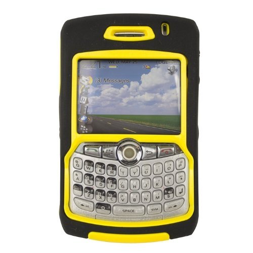 Blackberry Curve 8300/8310/8320/8330 OtterBox Otter Box Defender Series Shield, Black & Yellow Hard Case/Cover/Faceplate/Snap On/Housing/Protector