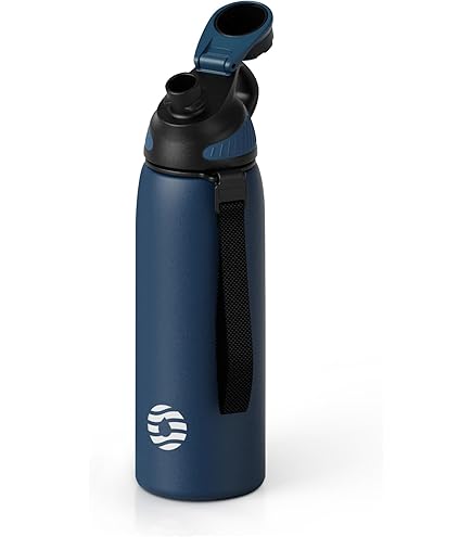 Bouteille Isotherme 532 Ml Avec Paille – Acier Inoxydable Double Paroi, Garde Chaud 12h/froid 24h – Anti-fuite, Légère, Compatible Porte-gobelet – Idéale Sport, Voyage, Bureau